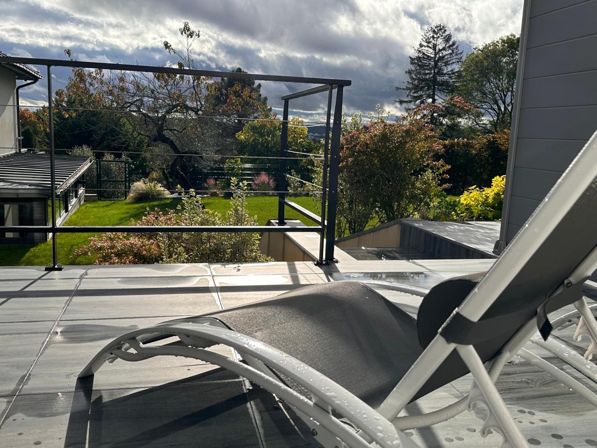 La Villa Perchee Calme, Sauna, Parking Prive Saint-Prix Kültér fotó