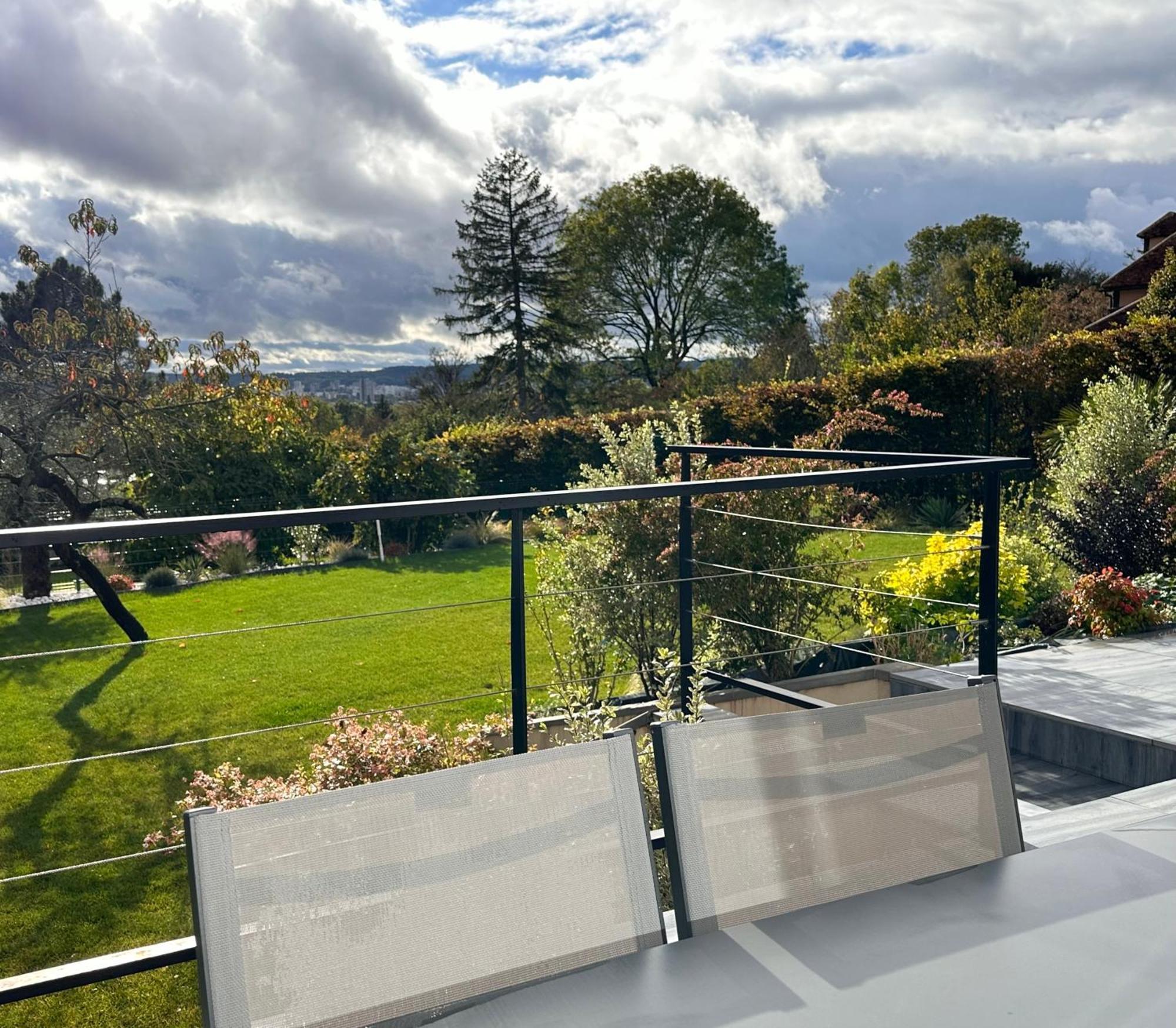 La Villa Perchee Calme, Sauna, Parking Prive Saint-Prix Kültér fotó