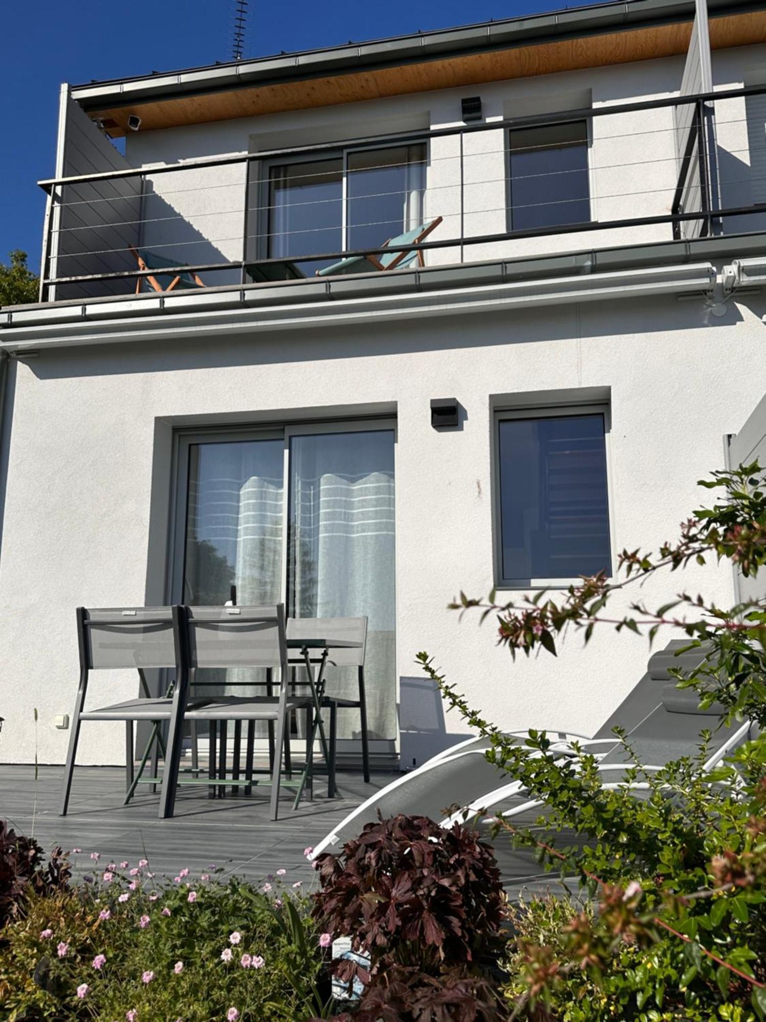 La Villa Perchee Calme, Sauna, Parking Prive Saint-Prix Kültér fotó