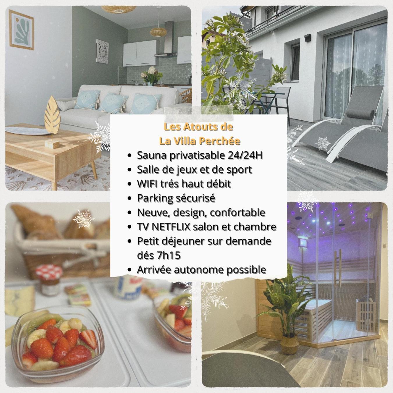 La Villa Perchee Calme, Sauna, Parking Prive Saint-Prix Kültér fotó